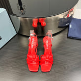 PRA HEELED SANDALS CANDY LAMBSKIN